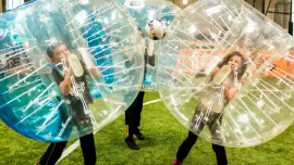 Le bubble foot : du football dans des bulles géantes
